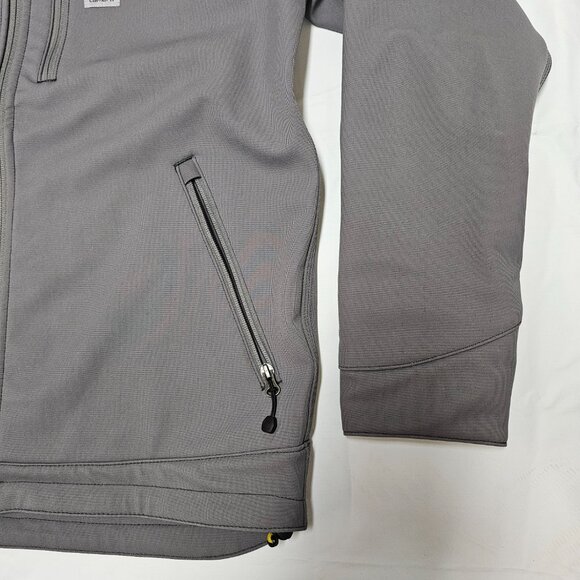 Carhartt Crowley Soft Shell Rain Defender Jacket Gray Men’s Size Medium EUC - Picture 2 of 12